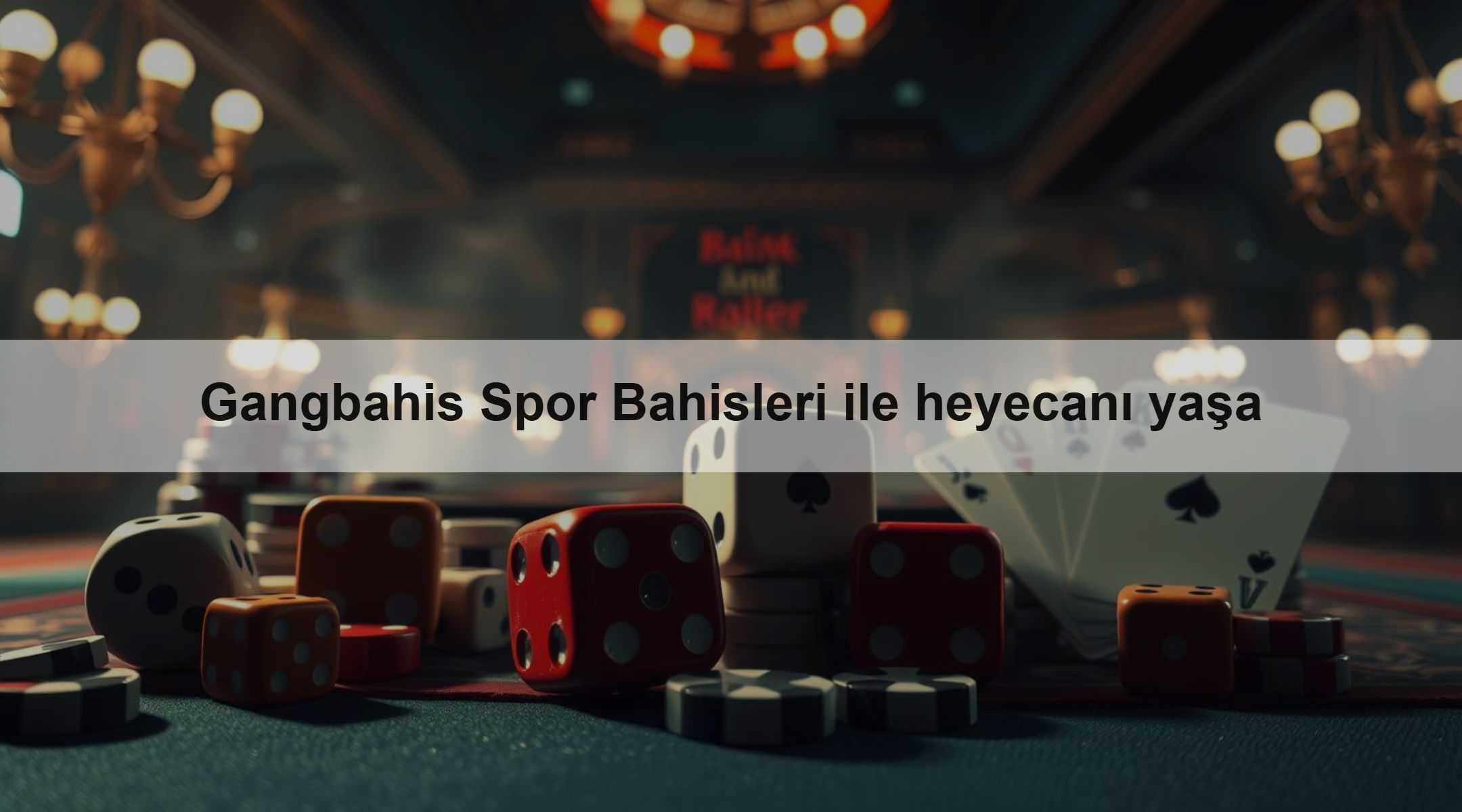 Gangbahis Spor Bahisleri ile heyecanı yaşa