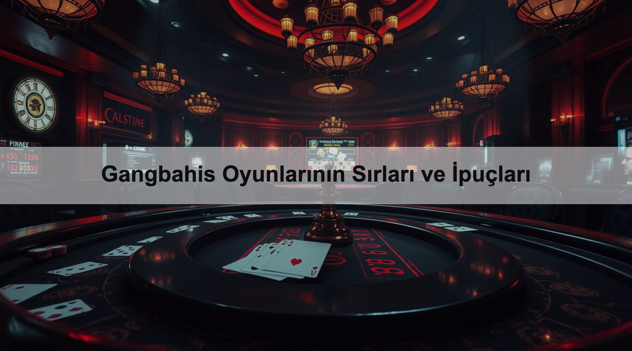 Gangbahis Oyunlarının Sırları ve İpuçları